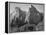 Court Of The Patriarchs Zion National Park Utah 1933-1942-Ansel Adams-Framed Stretched Canvas