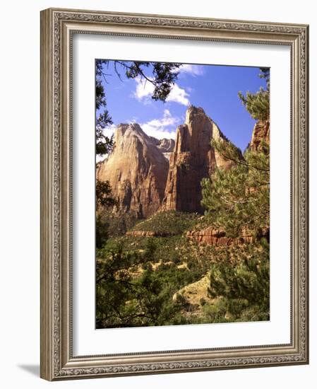 Court of The Patriarchs, Zion National Park, Utah, USA-Michael DeFreitas-Framed Photographic Print