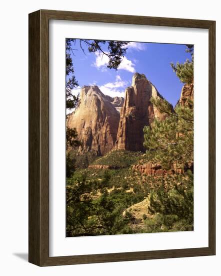 Court of The Patriarchs, Zion National Park, Utah, USA-Michael DeFreitas-Framed Photographic Print