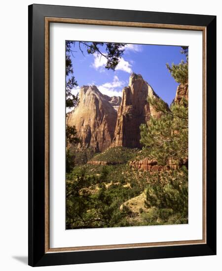 Court of The Patriarchs, Zion National Park, Utah, USA-Michael DeFreitas-Framed Photographic Print