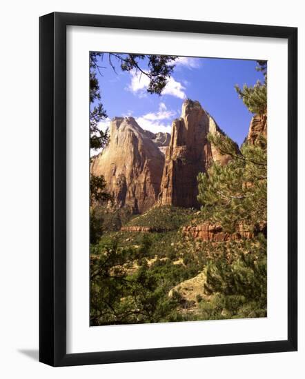 Court of The Patriarchs, Zion National Park, Utah, USA-Michael DeFreitas-Framed Photographic Print