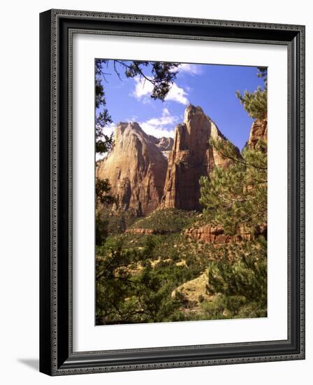 Court of The Patriarchs, Zion National Park, Utah, USA-Michael DeFreitas-Framed Photographic Print