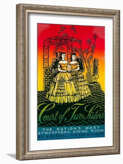 Court of Two Sisters, New Orleans-null-Framed Art Print