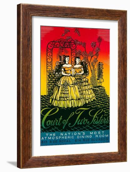 Court of Two Sisters, New Orleans-null-Framed Art Print