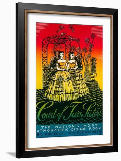 Court of Two Sisters, New Orleans-null-Framed Art Print