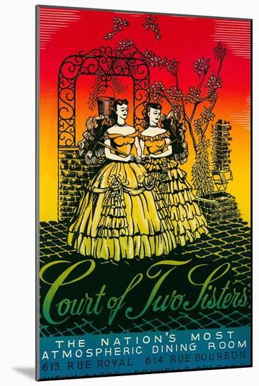 Court of Two Sisters, New Orleans-null-Mounted Art Print