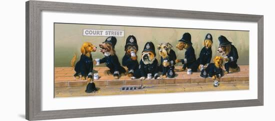 Court Street-Bryan Moon-Framed Art Print