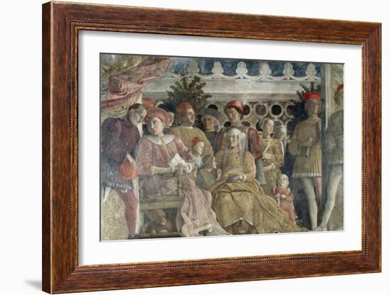 Court Wall, the Central Scene, 1465-1474-Andrea Mantegna-Framed Giclee Print