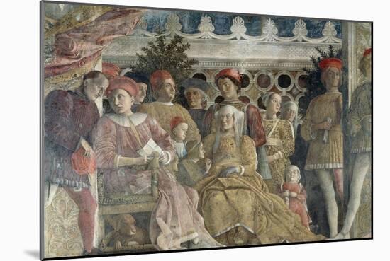 Court Wall, the Central Scene, 1465-1474-Andrea Mantegna-Mounted Giclee Print