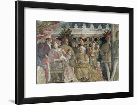 Court Wall, the Central Scene, 1465-1474-Andrea Mantegna-Framed Giclee Print