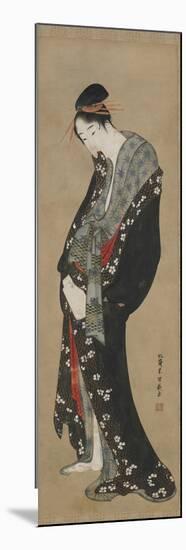 Courtesan, Edo Period-Katsushika Hokusai-Mounted Giclee Print