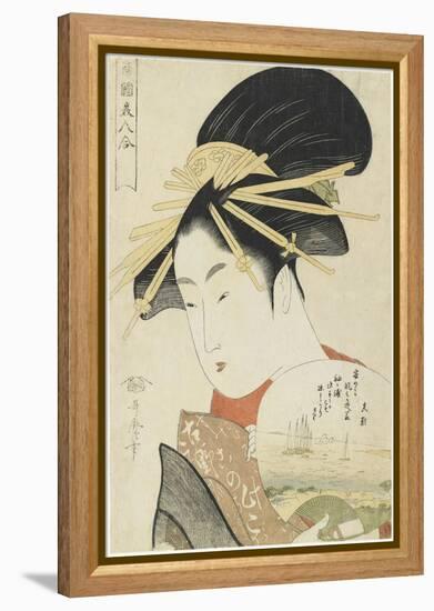 Courtesan Konosumi, 1793-1794-Kitagawa Utamaro-Framed Premier Image Canvas