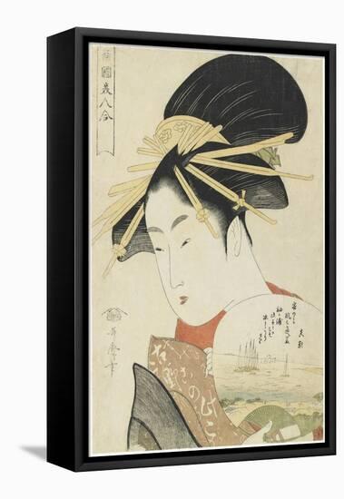 Courtesan Konosumi, 1793-1794-Kitagawa Utamaro-Framed Premier Image Canvas