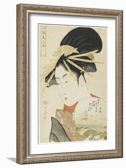 Courtesan Konosumi, 1793-1794-Kitagawa Utamaro-Framed Giclee Print