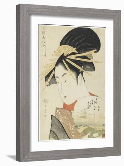 Courtesan Konosumi, 1793-1794-Kitagawa Utamaro-Framed Giclee Print