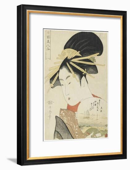 Courtesan Konosumi, 1793-1794-Kitagawa Utamaro-Framed Giclee Print