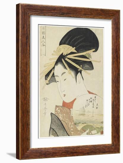 Courtesan Konosumi, 1793-1794-Kitagawa Utamaro-Framed Giclee Print