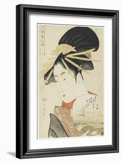 Courtesan Konosumi, 1793-1794-Kitagawa Utamaro-Framed Giclee Print