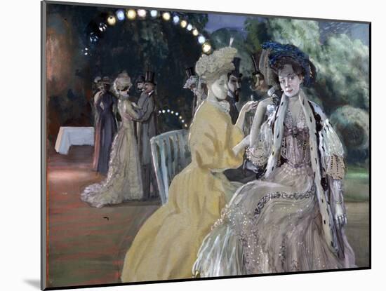 Courtesans, 1903-Konstantin Andreyevich Somov-Mounted Giclee Print