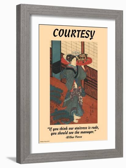 Courtesy-Wilbur Pierce-Framed Art Print