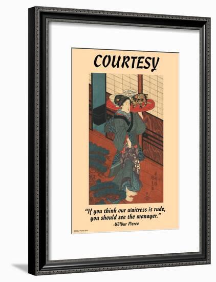 Courtesy-Wilbur Pierce-Framed Art Print