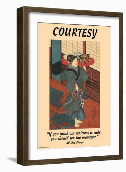 Courtesy-Wilbur Pierce-Framed Art Print