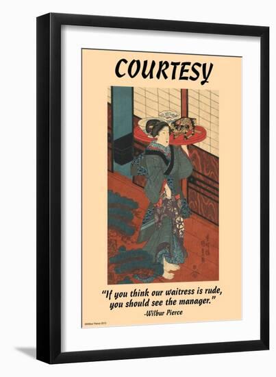 Courtesy-Wilbur Pierce-Framed Art Print