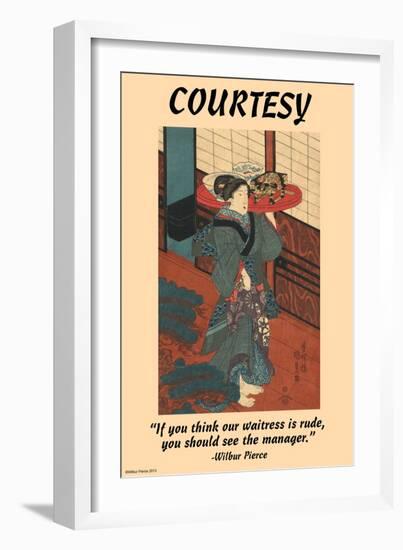 Courtesy-Wilbur Pierce-Framed Art Print