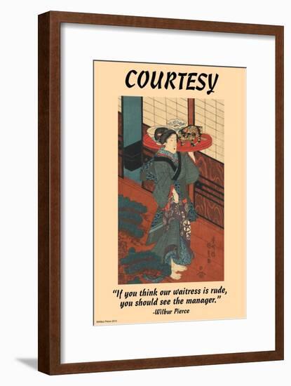 Courtesy-Wilbur Pierce-Framed Art Print