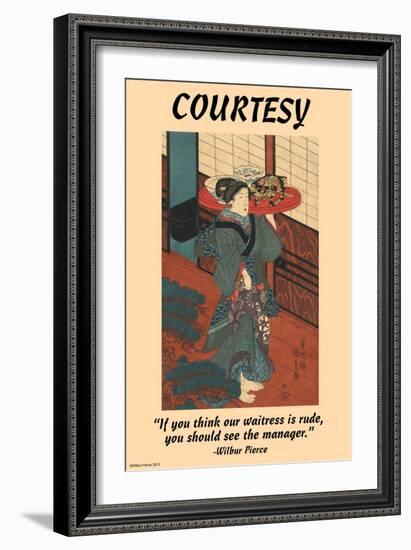 Courtesy-Wilbur Pierce-Framed Art Print