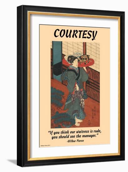 Courtesy-Wilbur Pierce-Framed Art Print