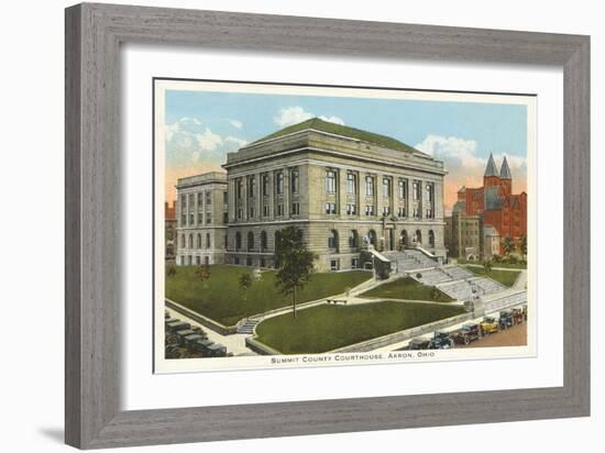 Courthouse, Akron, Ohio-null-Framed Art Print