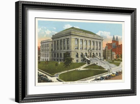 Courthouse, Akron, Ohio-null-Framed Art Print