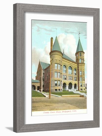 Courthouse, Bridgeport, Connecticut-null-Framed Art Print