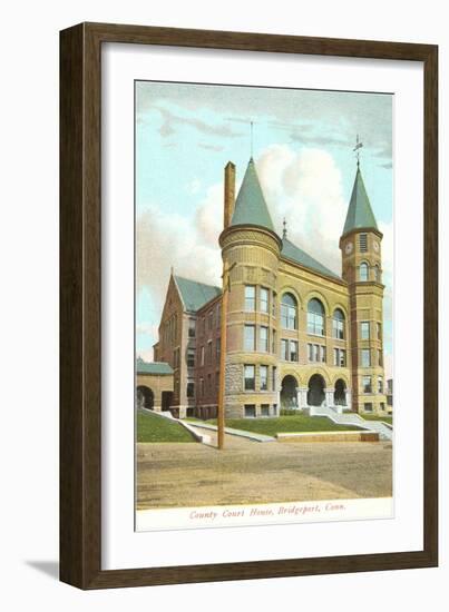 Courthouse, Bridgeport, Connecticut-null-Framed Art Print