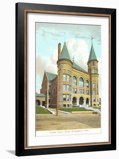 Courthouse, Bridgeport, Connecticut-null-Framed Art Print