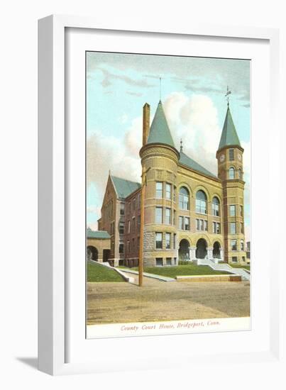 Courthouse, Bridgeport, Connecticut-null-Framed Art Print