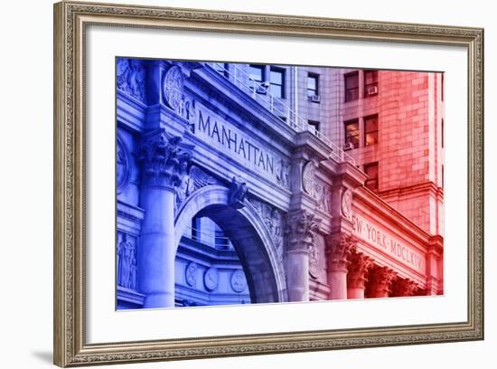 Courthouse - Building - Manhattan - New York City - United States-Philippe Hugonnard-Framed Photographic Print