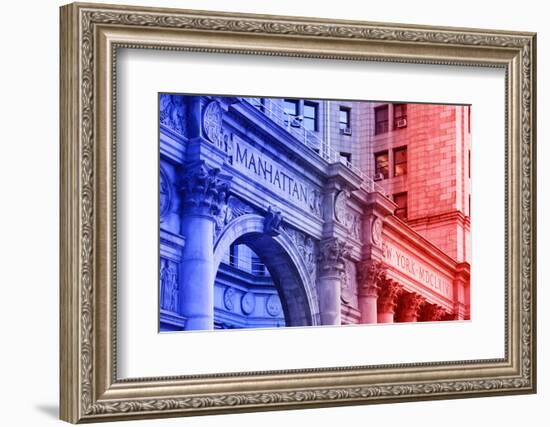 Courthouse - Building - Manhattan - New York City - United States-Philippe Hugonnard-Framed Photographic Print