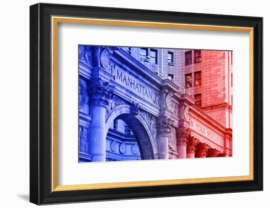 Courthouse - Building - Manhattan - New York City - United States-Philippe Hugonnard-Framed Photographic Print