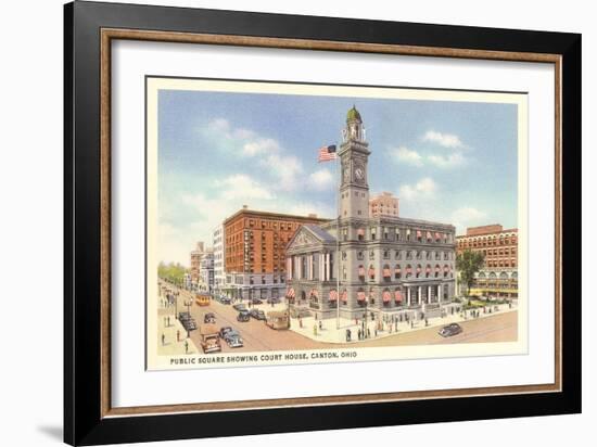 Courthouse, Canton, Ohio-null-Framed Art Print