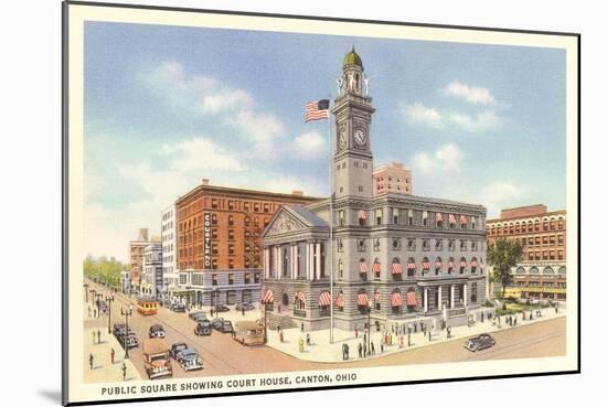 Courthouse, Canton, Ohio-null-Mounted Art Print