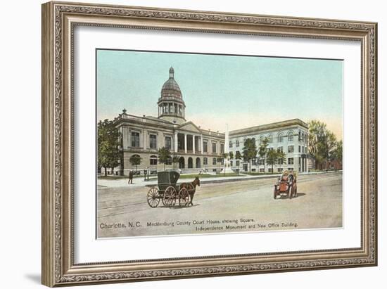 Courthouse, Charlotte, North Carolina-null-Framed Art Print