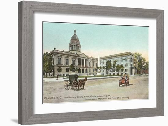 Courthouse, Charlotte, North Carolina-null-Framed Art Print