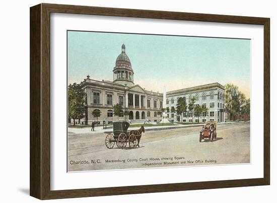 Courthouse, Charlotte, North Carolina-null-Framed Art Print