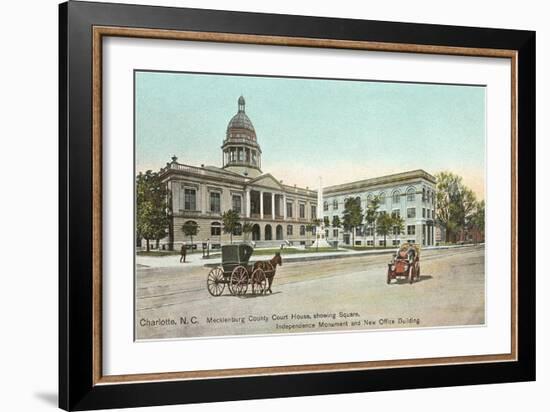 Courthouse, Charlotte, North Carolina-null-Framed Art Print