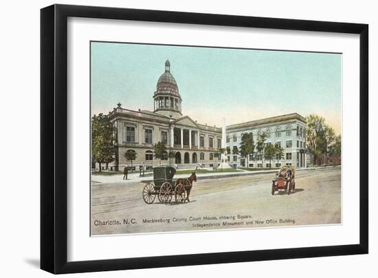 Courthouse, Charlotte, North Carolina-null-Framed Art Print