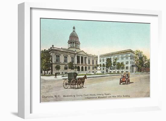 Courthouse, Charlotte, North Carolina-null-Framed Art Print