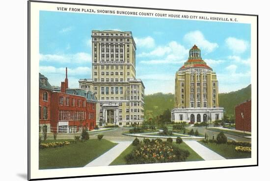 Courthouse, City Hall, Asheville, North Carolina-null-Mounted Art Print
