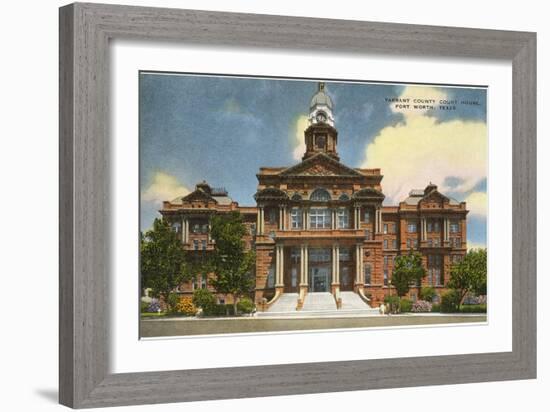 Courthouse, Fort Worth, Texas-null-Framed Art Print